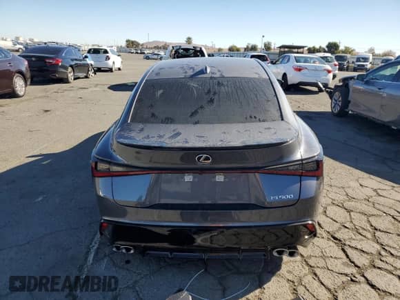 2024 Lexus IS 500 F Sport Performance z VIN JTHAP1D20R5005277, wystawiony jako Copart lot #79099864 z przebiegiem 6 297 mil mil oraz Szkoda całkowita • Salvage title. Historia ofert i sprzedaży dostępna na DreamBid. Obrazek 6.