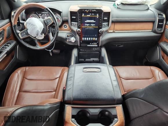 2019 Ram 1500 Longhorn with VIN 1C6SRFKTXKN839787, listed as a Copart auction lot 68684085 with 59,196 mi miles and Clean title. Bid and sale history available at DreamBid. Image 8.