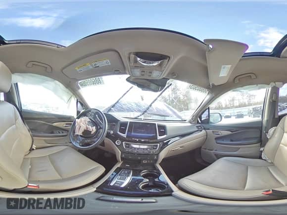 2016 Honda Pilot Touring with VIN 5FNYF5H93GB014701, listed as a Copart auction lot 88600505 with 77,309 mi miles and Salvage title. Bid and sale history available at DreamBid. Image 13.