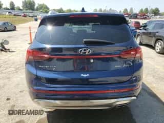 2021 Hyundai Santa Fe Calligraphy with VIN 5NMS5DALXMH345276, listed as a Copart auction lot 71525825 with 71,652 mi miles and Salvage title. Bid and sale history available at DreamBid. Image 6.
