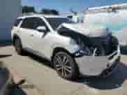 2023 Nissan Pathfinder Platinum with VIN 5N1DR3DH9PC271555, listed as a Copart auction lot 55028165 with 14,137 mi miles and Salvage title. Bid and sale history available at DreamBid. Image 4.