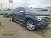 2023 Chevrolet Silverado 1500 High Country with VIN 1GCUDJE82PZ241915, listed as a Copart auction lot 65246765 with 61,743 mi miles and Salvage title. Bid and sale history available at DreamBid. Image 13.