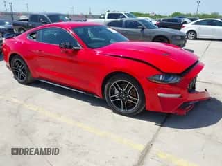 2023 Ford Mustang EcoBoost with VIN 1FA6P8TH3P5109478, listed as a IAAI auction lot 41977565 with 38,475 mi miles and . Bid and sale history available at DreamBid. Image 1.