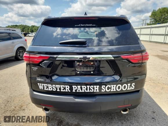2023 Chevrolet Traverse LS with VIN 1GNERFKWXPJ310393, listed as a Copart auction lot 70665475 with 12,316 mi miles and Salvage title. Bid and sale history available at DreamBid. Image 6.