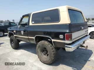 1984 Chevrolet Blazer z VIN 1G8EK18L7EF103967, wystawiony jako Copart lot #64859625 z przebiegiem 53 760 mil mil oraz Czysty tytuł • Clean title. Historia ofert i sprzedaży dostępna na DreamBid. Obrazek 2.