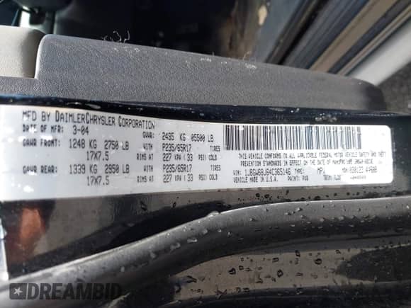 2004 Jeep Grand Cherokee Overland с VIN 1J8GW68J64C365146, выставлен на аукционе IAAI как лот 42698385 с пробегом Не указан миль и . История ставок и продаж доступна на DreamBid. Изображение 9.