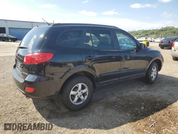 2008 Hyundai Santa Fe GLS with VIN 5NMSG13D78H161448, listed as a Copart auction lot 71424415 with 109,207 mi miles and Salvage title. Bid and sale history available at DreamBid. Image 3.