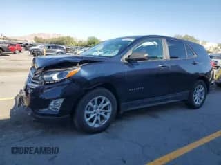 2021 Chevrolet Equinox LS with VIN 3GNAXHEV8MS134344, listed as a Copart auction lot 68028495 with 32,956 mi miles and Salvage title. Bid and sale history available at DreamBid. Image 1.