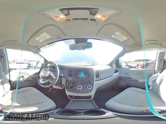 2018 Toyota Sienna LE z VIN 5TDJZ3DC0JS209656, wystawiony jako Copart lot #45053565 z przebiegiem 90 516 mil mil oraz Szkoda całkowita • Salvage title. Historia ofert i sprzedaży dostępna na DreamBid. Obrazek 14.