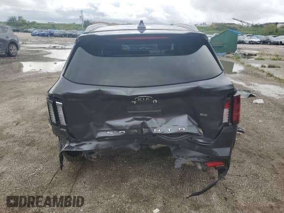 2021 Kia Sorento EX with VIN KNDRH4LG3M5050870, listed as a Copart auction lot 74524204 with 108,088 mi miles and Non repairable. Bid and sale history available at DreamBid. Image 6.