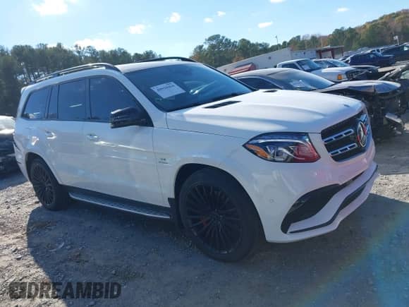 2018 Mercedes-Benz GLS 63 AMG with VIN 4JGDF7FE1JA996041, listed as a IAAI auction lot 40910494 with 69,159 mi miles and . Bid and sale history available at DreamBid. Image 13.