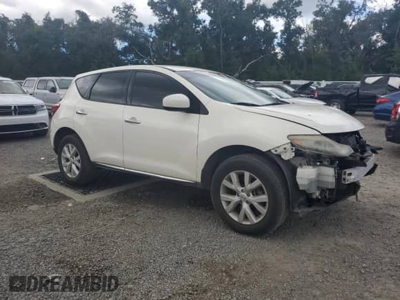 2014 Nissan Murano SV with VIN JN8AZ1MU2EW416945, listed as a Copart auction lot 71507545 with 51,975 mi miles and Salvage title. Bid and sale history available at DreamBid. Image 4.
