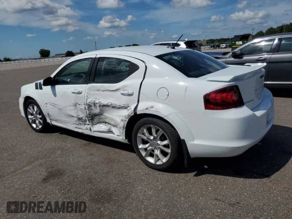 2013 Dodge Avenger R/T с VIN 1C3CDZBG0DN690409, выставлен на аукционе Copart как лот 64114755 с пробегом 74 840 миль миль и Списание • Salvage title. История ставок и продаж доступна на DreamBid. Изображение 2.