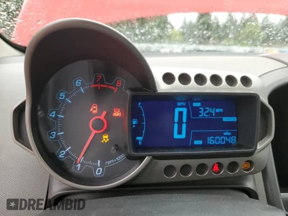 2012 Chevrolet Sonic LS with VIN 1G1JB6SH6C4120122, listed as a Copart auction lot 61784985 with 160,048 mi miles and Salvage title. Bid and sale history available at DreamBid. Image 9.