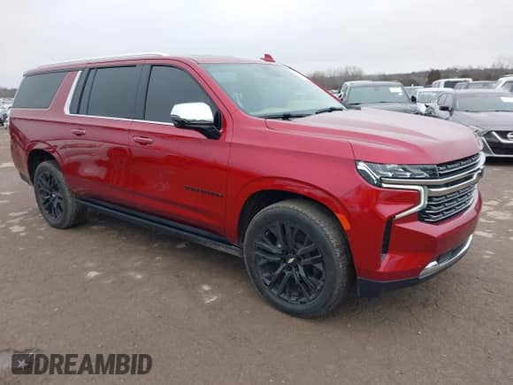 2021 Chevrolet Suburban Premier z VIN 1GNSKFKD7MR223814, wystawiony jako IAAI lot #41491296 z przebiegiem 78 739 mil mil oraz . Historia ofert i sprzedaży dostępna na DreamBid. Obrazek 1.