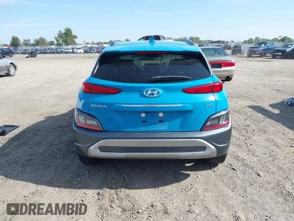 2023 Hyundai Kona Limited с VIN KM8K53A31PU992068, выставлен на аукционе IAAI как лот 43269410 с пробегом 41 695 миль миль и . История ставок и продаж доступна на DreamBid. Изображение 17.
