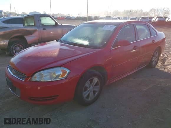 2013 Chevrolet Impala LS with VIN 2G1WF5E37D1238410, listed as a IAAI auction lot 43511046 with 134,337 mi miles and . Bid and sale history available at DreamBid. Image 2.