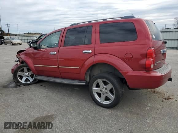 2007 Dodge Durango Limited with VIN 1D8HB58247F502292, listed as a Copart auction lot 88078005 with 265,820 mi miles and Salvage title. Bid and sale history available at DreamBid. Image 2.