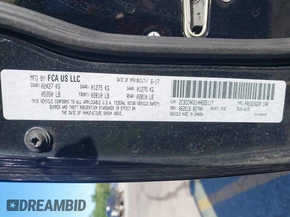 2017 Chrysler 300 C с VIN 2C3CCAKG1HH665117, выставлен на аукционе IAAI как лот 42628044 с пробегом 114 769 миль миль и . История ставок и продаж доступна на DreamBid. Изображение 9.