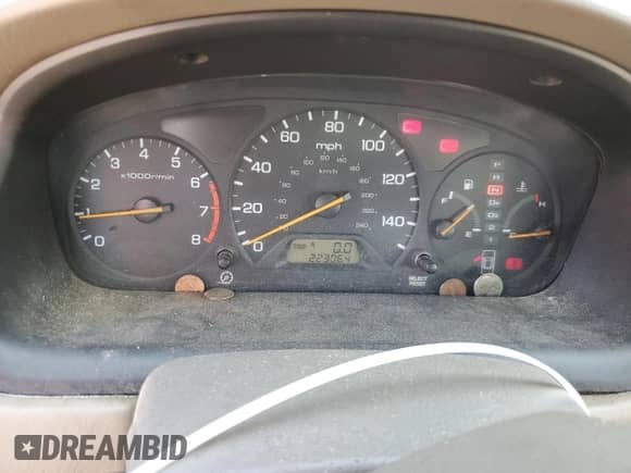 1998 Honda Accord EX with VIN 1HGCG1657WA027542, listed as a Copart auction lot 71193074 with 223,064 mi miles and Salvage title. Bid and sale history available at DreamBid. Image 9.