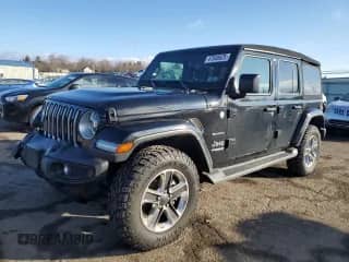 2021 Jeep Wrangler Unlimited Sahara Altitude z VIN 1C4HJXEN6MW589264, wystawiony jako Copart lot #47040625 z przebiegiem 36 143 mil mil oraz Szkoda całkowita • Salvage title. Historia ofert i sprzedaży dostępna na DreamBid. Obrazek 1.