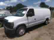 2008 Ford Econoline Cargo Commercial with VIN 1FTNE14W58DA34080, listed as a IAAI auction lot 42548413 with 115,139 mi miles and . Bid and sale history available at DreamBid. Image 2.