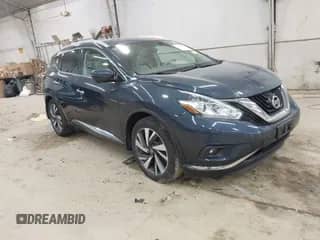 2018 Nissan Murano SV with VIN 5N1AZ2MH7JN175044, listed as a IAAI auction lot 43404081 with 108,514 mi miles and . Bid and sale history available at DreamBid. Image 1.