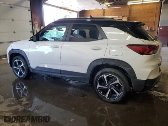 2023 Chevrolet TrailBlazer RS with VIN KL79MUSLXPB211079, listed as a Copart auction lot 71965265 with 42,775 mi miles and Salvage title. Bid and sale history available at DreamBid. Image 2.