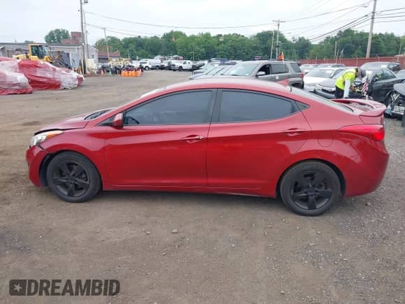 2011 Hyundai Elantra GLS with VIN KMHDH4AE6BU139245, listed as a IAAI auction lot 42602106 with 151,434 mi miles and . Bid and sale history available at DreamBid. Image 14.