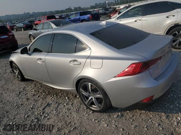 2017 Lexus IS 300 with VIN JTHCM1D2XH5020045, listed as a Copart auction lot 67247205 with Not provided miles and Salvage title. Bid and sale history available at DreamBid. Image 2.