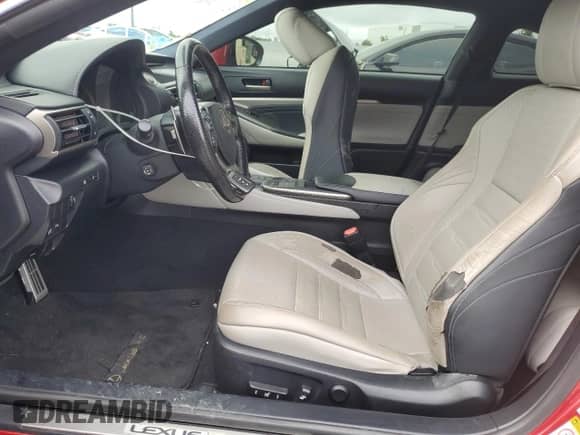 2016 Lexus RC 200t F Sport with VIN JTHHA5BC0G5004260, listed as a Copart auction lot 80335225 with 85,705 mi miles and Salvage title. Bid and sale history available at DreamBid. Image 7.