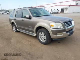 2006 Ford Explorer Eddie Bauer with VIN 1FMEU748X6UA77684, listed as a IAAI auction lot 43185050 with 222,645 mi miles and . Bid and sale history available at DreamBid. Image 1.
