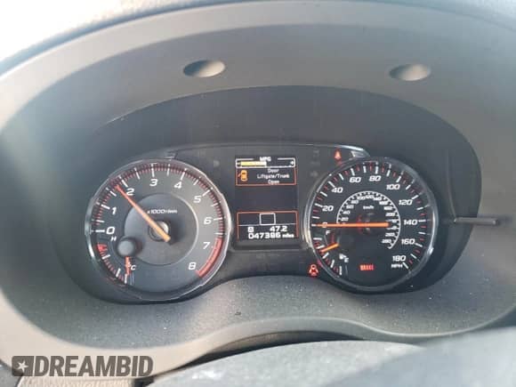 2021 Subaru WRX Premium с VIN JF1VA1C60M9810003, выставлен на аукционе Copart как лот 71735755 с пробегом 47 386 миль миль и Списание • Salvage title. История ставок и продаж доступна на DreamBid. Изображение 9.