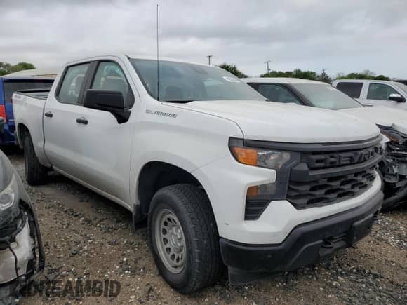 2023 Chevrolet Silverado 1500 Work Truck with VIN 3GCUDAED5PG260598, listed as a Copart auction lot 49386055 with 30,096 mi miles and Salvage title. Bid and sale history available at DreamBid. Image 4.