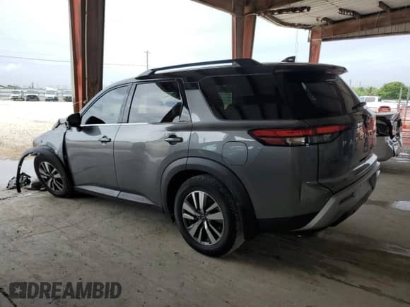 2024 Nissan Pathfinder SL with VIN 5N1DR3CA3RC214503, listed as a Copart auction lot 63041925 with 21,655 mi miles and Salvage title. Bid and sale history available at DreamBid. Image 2.