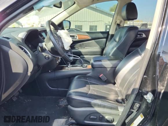 2018 Nissan Pathfinder Platinum with VIN 5N1DR2MM2JC648872, listed as a Copart auction lot 84934185 with 90,066 mi miles and Salvage title. Bid and sale history available at DreamBid. Image 7.