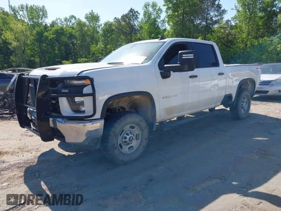 2021 Chevrolet Silverado 2500HD Work Truck z VIN 1GC1YLE7XMF129001, wystawiony jako IAAI lot #42036868 z przebiegiem 132 068 mil mil oraz . Historia ofert i sprzedaży dostępna na DreamBid. Obrazek 2.