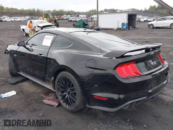 2019 Ford Mustang GT z VIN 1FA6P8CF4K5124160, wystawiony jako IAAI lot #43291307 z przebiegiem 19 959 mil mil oraz . Historia ofert i sprzedaży dostępna na DreamBid. Obrazek 3.