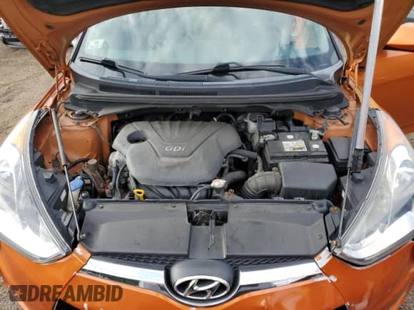 2013 Hyundai Veloster w/Black Int с VIN KMHTC6AD5DU178389, выставлен на аукционе Copart как лот 80652785 с пробегом 150 305 миль миль и Списание • Salvage title. История ставок и продаж доступна на DreamBid. Изображение 11.