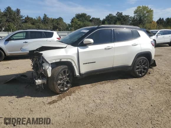 2020 Jeep Compass Limited with VIN 3C4NJDCB4LT157822, listed as a Copart auction lot 84813165 with Not provided miles and Salvage title. Bid and sale history available at DreamBid. Image 1.