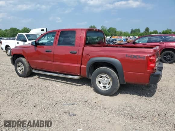 2009 Dodge Dakota ST with VIN 1D7HW28K59S719917, listed as a Copart auction lot 59088125 with 98,975 mi miles and Salvage title. Bid and sale history available at DreamBid. Image 2.