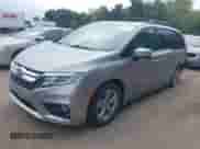 2019 Honda Odyssey EX-L with VIN 5FNRL6H75KB071377, listed as a IAAI auction lot 43459720 with 27,026 mi miles and . Bid and sale history available at DreamBid. Image 17.