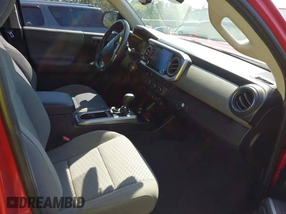 2021 Toyota Tacoma SR5 with VIN 3TYAZ5CN0MT012512, listed as a IAAI auction lot 43257664 with 34,488 mi miles and . Bid and sale history available at DreamBid. Image 5.