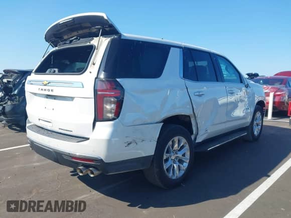 2023 Chevrolet Tahoe Premier с VIN 1GNSKSKD1PR238385, выставлен на аукционе IAAI как лот 43258421 с пробегом 31 762 миль миль и . История ставок и продаж доступна на DreamBid. Изображение 4.