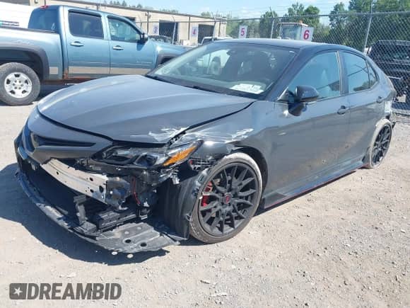 2024 Toyota Camry TRD with VIN 4T1KZ1AK8RU095252, listed as a IAAI auction lot 42785747 with 18,917 mi miles and . Bid and sale history available at DreamBid. Image 2.