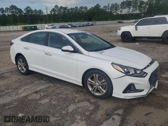 2018 Hyundai Sonata SEL with VIN 5NPE34AF9JH622656, listed as a Copart auction lot 66673595 with 87,064 mi miles and Salvage title. Bid and sale history available at DreamBid. Image 4.