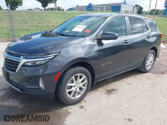2022 Chevrolet Equinox LT z VIN 2GNAXUEV1N6144321, wystawiony jako IAAI lot #43046825 z przebiegiem 61 623 mil mil oraz . Historia ofert i sprzedaży dostępna na DreamBid. Obrazek 2.