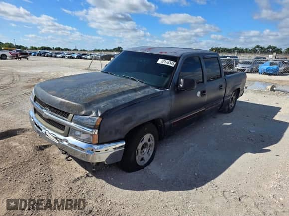 2006 Chevrolet Silverado 1500 LS with VIN 2GCEC13V861192176, listed as a Copart auction lot 82516345 with 168,299 mi miles and Salvage title. Bid and sale history available at DreamBid. Image 1.
