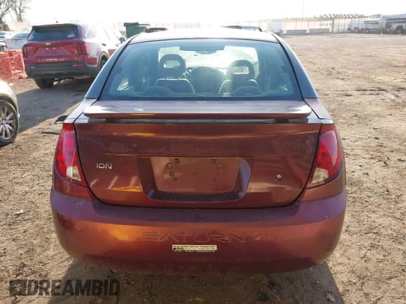 2003 Saturn ION ION 3 with VIN 1G8AL52F23Z118376, listed as a IAAI auction lot 41973170 with 113,275 mi miles and . Bid and sale history available at DreamBid. Image 15.