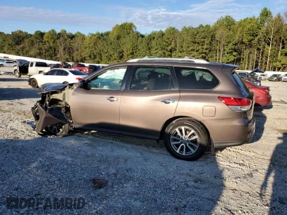 2015 Nissan Pathfinder SL with VIN 5N1AR2MN0FC709915, listed as a Copart auction lot 84930685 with 112,292 mi miles and Salvage title. Bid and sale history available at DreamBid. Image 2.